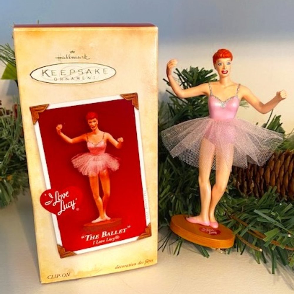 I Love Lucy® "The Ballet" Hallmark Keepsake Ornament Dated 2004